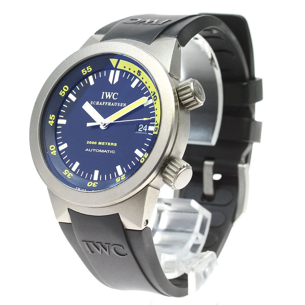 IWC IWC SCHAFFHAUSEN IW353804 アクアタイマー オートマティック2000 デイト 自動巻き メンズ保証書付き_826949