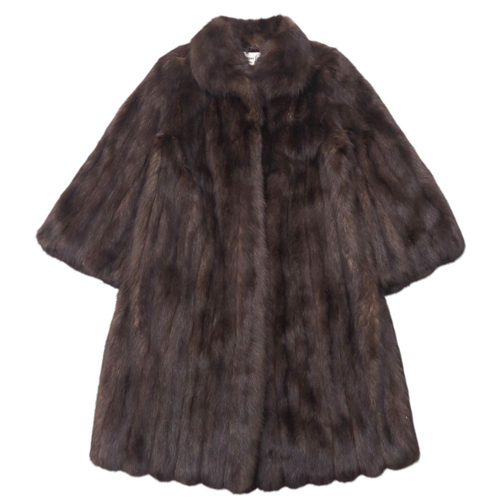 Nakamura fur ナカムラファー コート ロシアンセーブル 毛皮 ロングコート ファー ブランド古着 20250930|RA6046