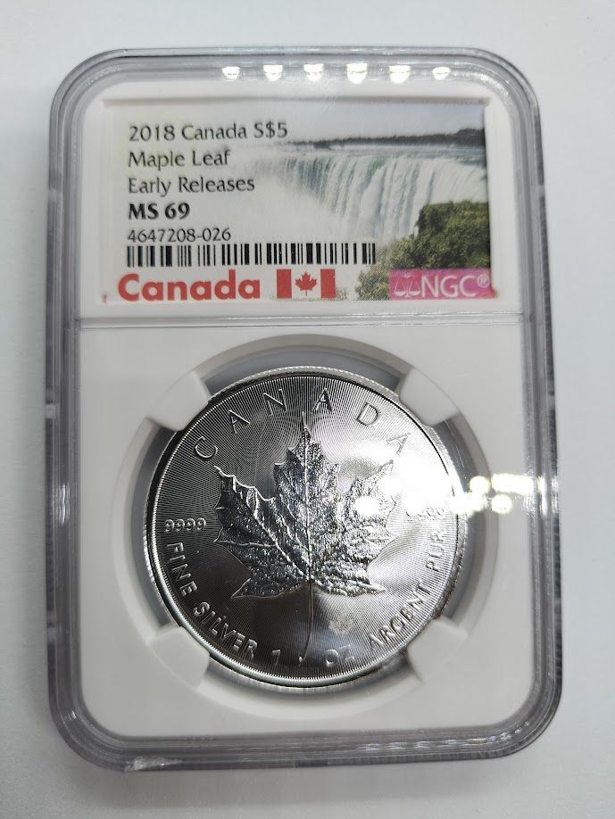 NGC MS69 2018 Canada Maple Leaf $5 early Releases - メルカリ