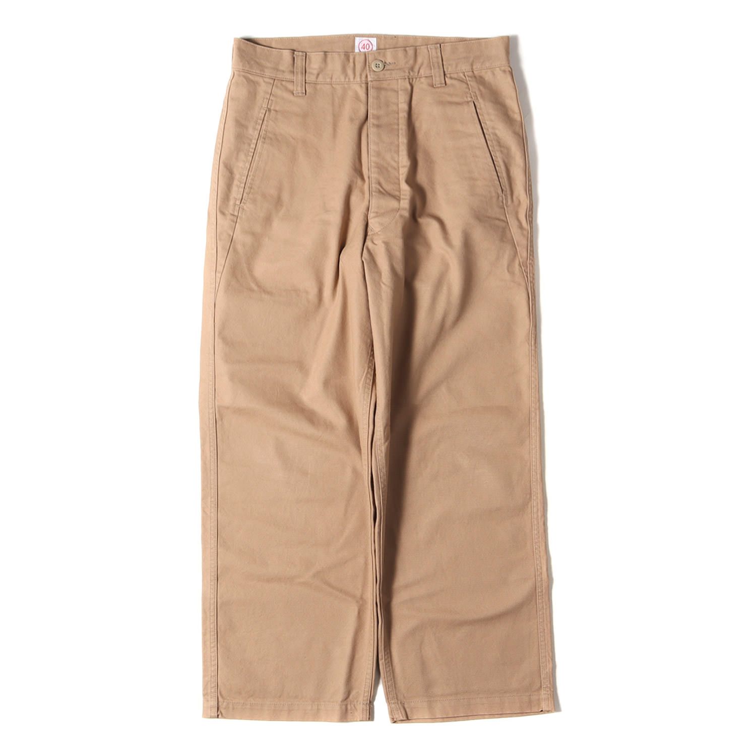 か*の様 CRANK PROJECTS ファットパンツ ベージュ 40 CRANK PROJECTS