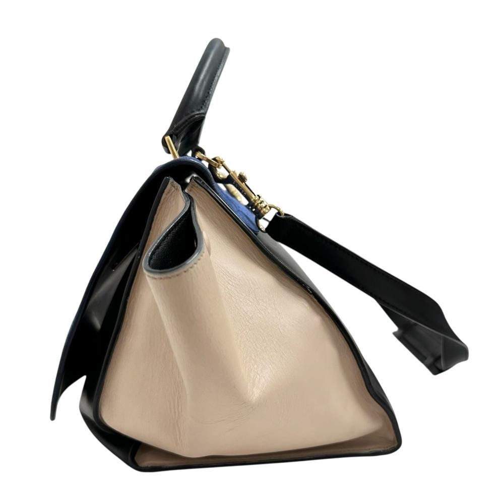 CELINE/セリーヌ】トラペーズ 2WAY ハンドバッグ レザー