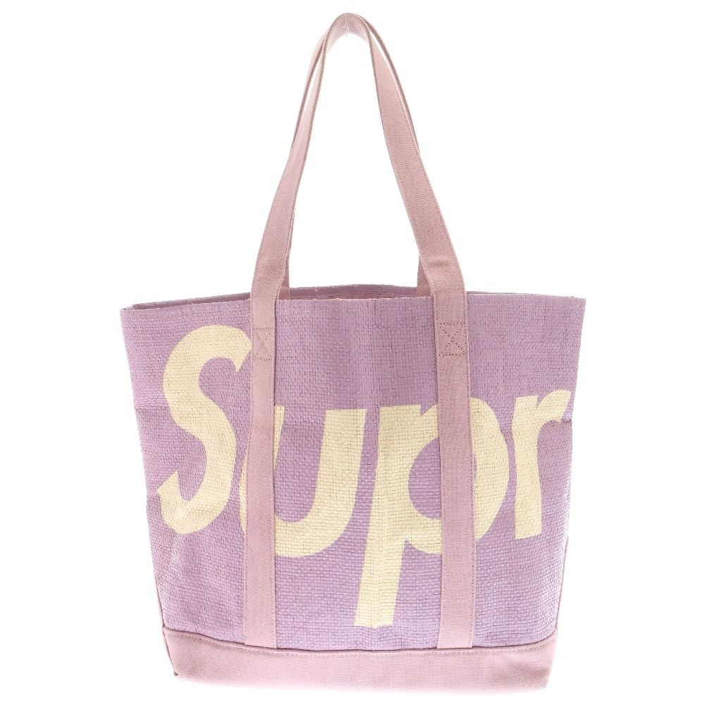 SUPREME (シュプリーム) 20SS Raffia Tote Bag ラフィア トートバッグ 