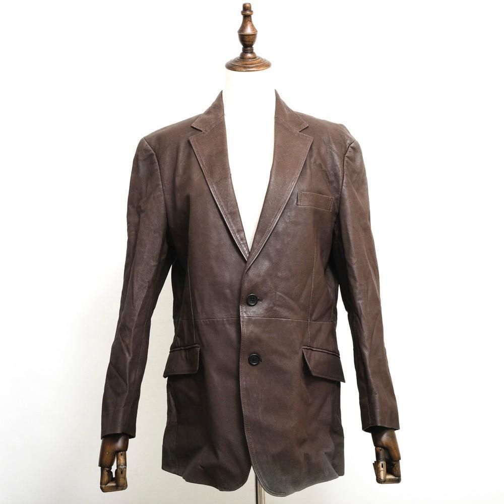 23区 レザージャケット ブルゾン ブラウン セール】 【洗える/撥水加工