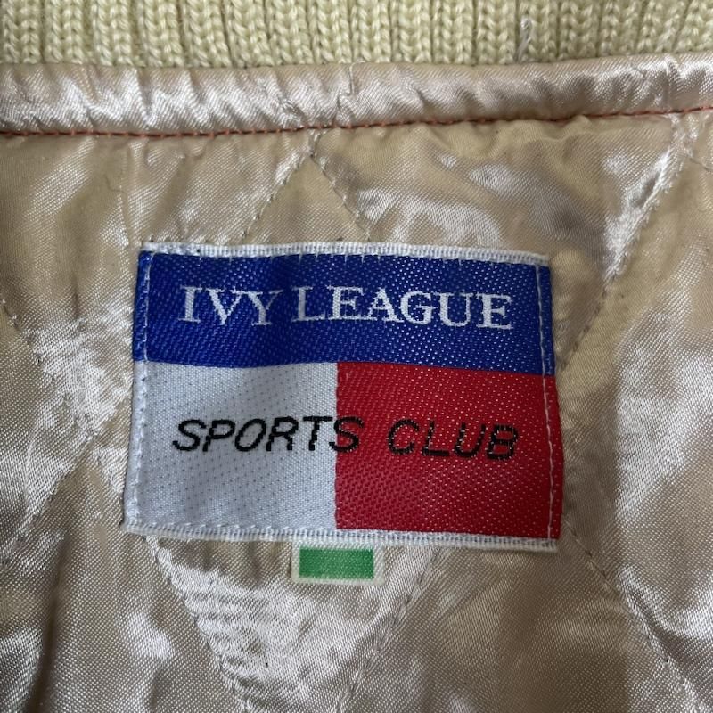 IVY LEAGUE アイビーリーグ 本革 レザー切替 ウール スタジャン 80s