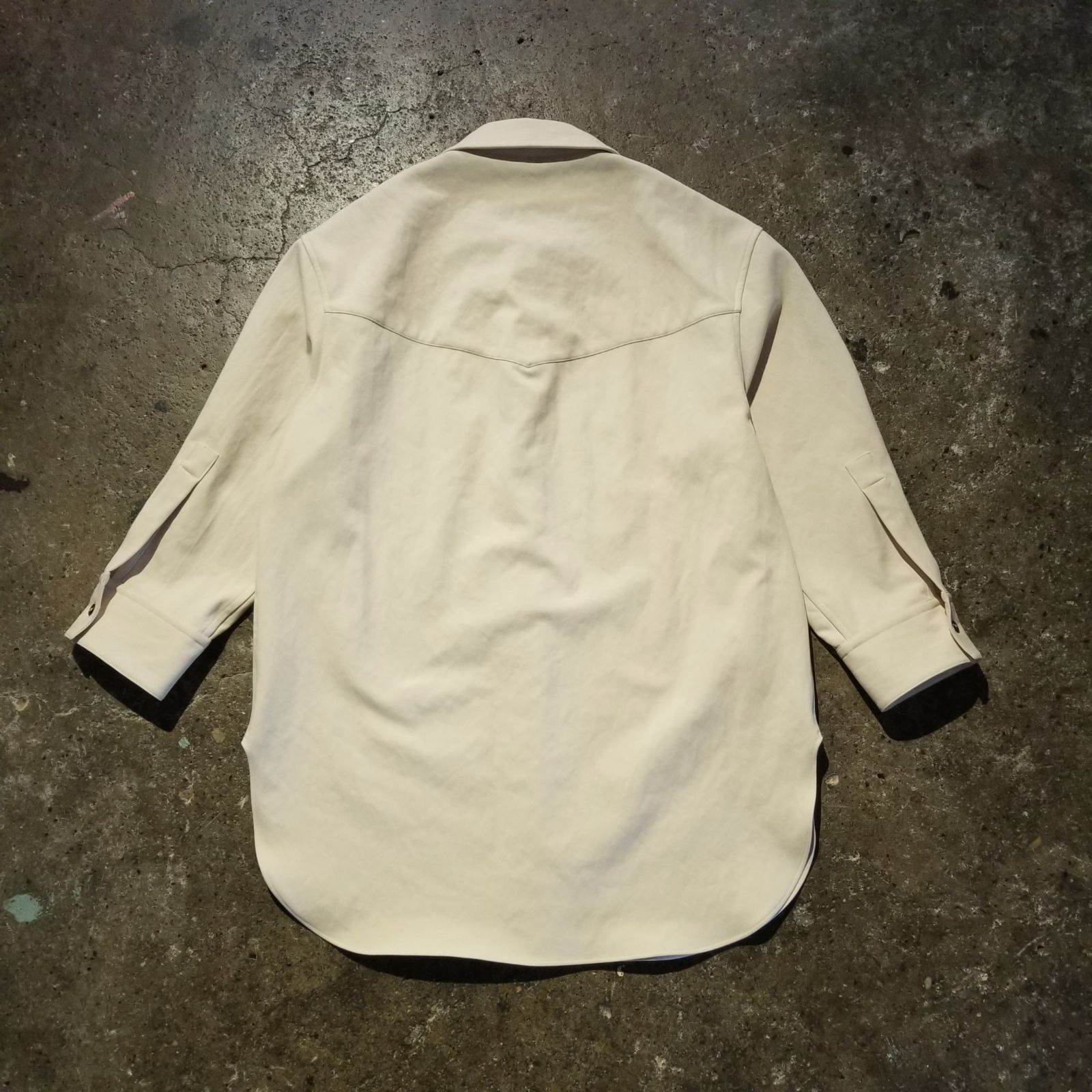 Jil sander + モックシャツ ポリエステル ストレッチ 22AW M JIL SANDER モックネックTシャツ インディゴブルー - Wrong Weather
