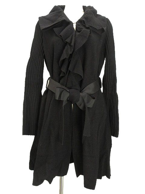 スーパービューティー　ブラックフリルコート　42サイズ　新品未使用品 s2427019_16.jpg