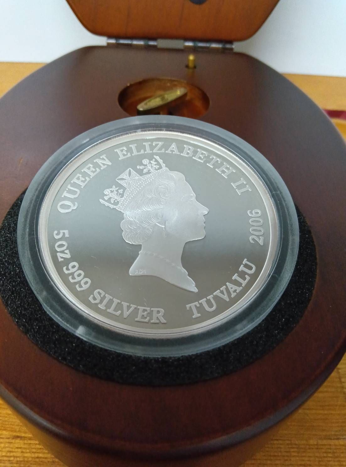 1円 レア 手塚治虫 デビュー60周年記念大型貨幣 オルゴール プルーフ 155.7g 純銀 世界限定6000【024】 激レア！ 手塚治虫デビュー60周年記念 銀貨プルーフ 記念コイン