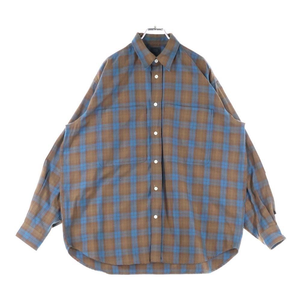 DAIWA PIER39 ダイワ ピアサーティナイン 21AW TECH FLANNEL WORKER'S SHIRTS BE-88021W チェック 長袖 ワーカーズシャツ ブラウン/ブルー DAIWA PIER39 (ダイワ ピアサーティナイン) 21AW TECH FLANNEL