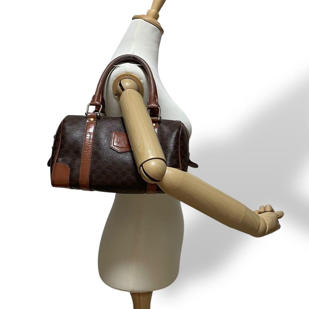 4772 CELINE セリーヌ 2way ボストンバッグトリオンフ マカダム - メルカリ