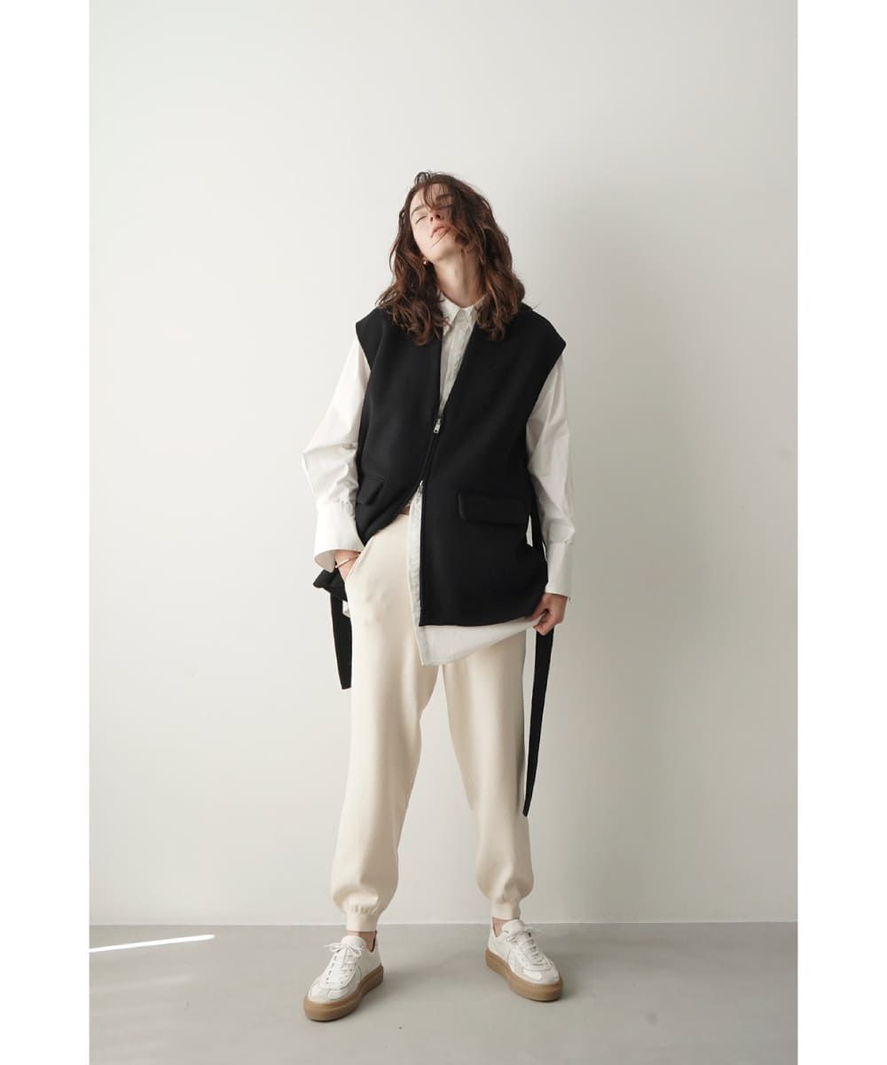 CLANE｜クラネ FRONT ZIP REVER GILET フロント ジップジレ ベスト 