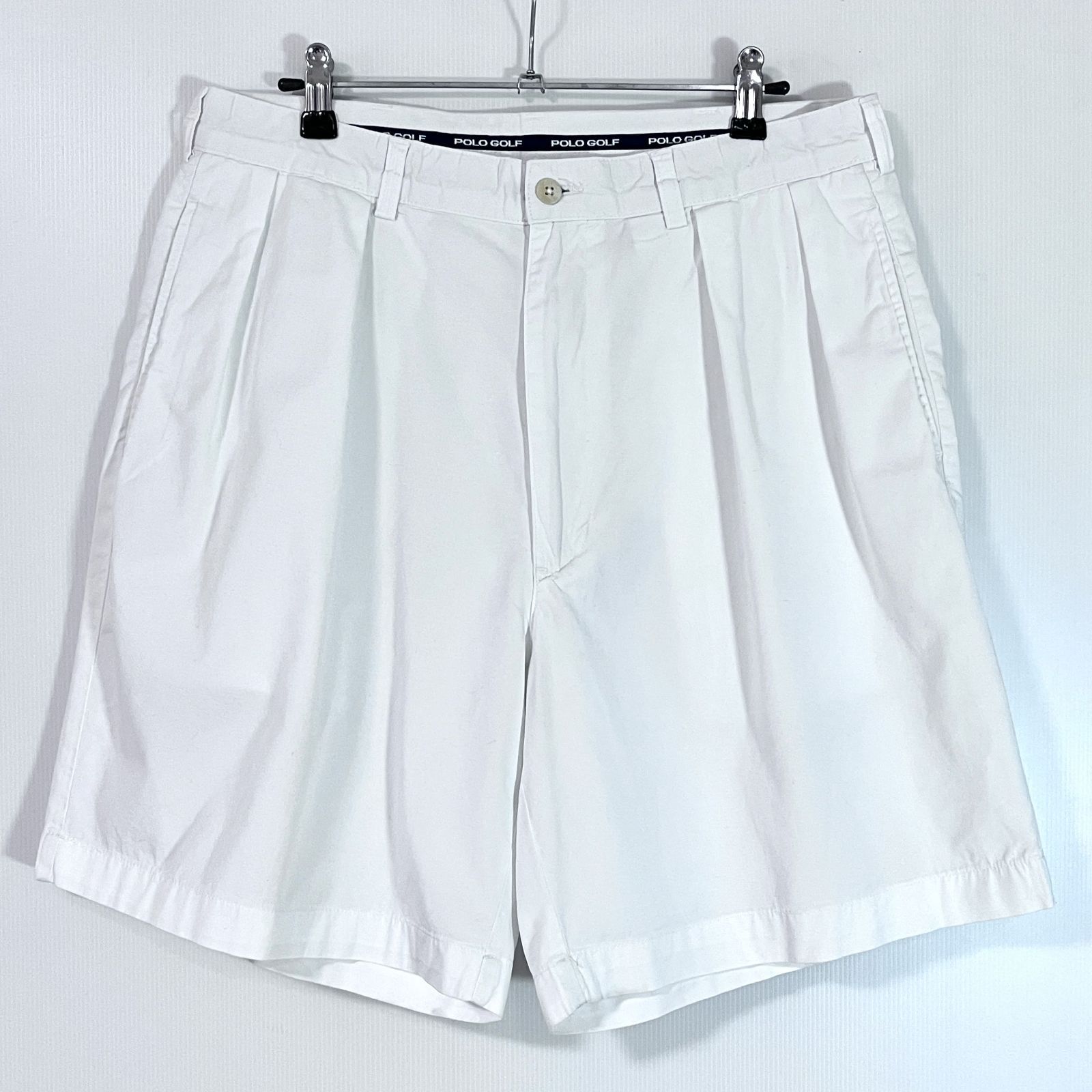 うのにもお得な ホワイト W34 ポロゴルフ GOLF POLO 90s 白 Lauren Ralph Polo レディースウェア