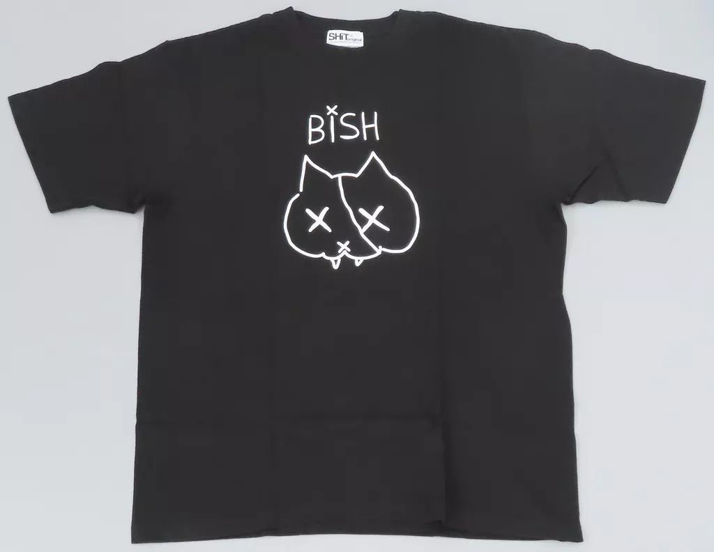 中古】Tシャツ BiSH ねこTシャツ ブラック XLサイズ 「BiSH