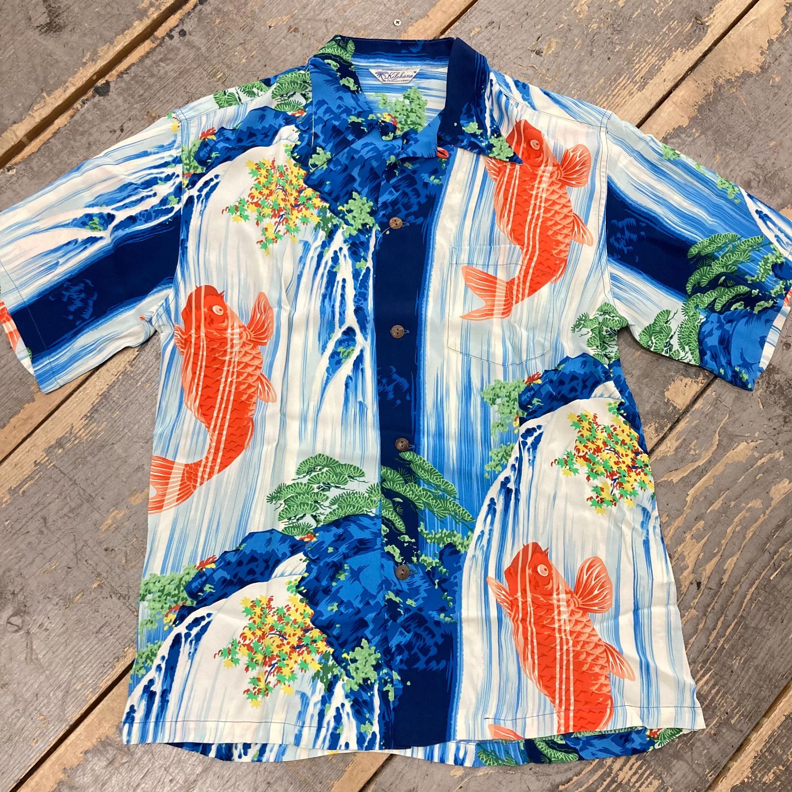 SUN SURF (サンサーフ) SPECIAL EDITION SS30693 CARP KILOHANA S/S アロハシャツ M  【I0020-005】 - メルカリ