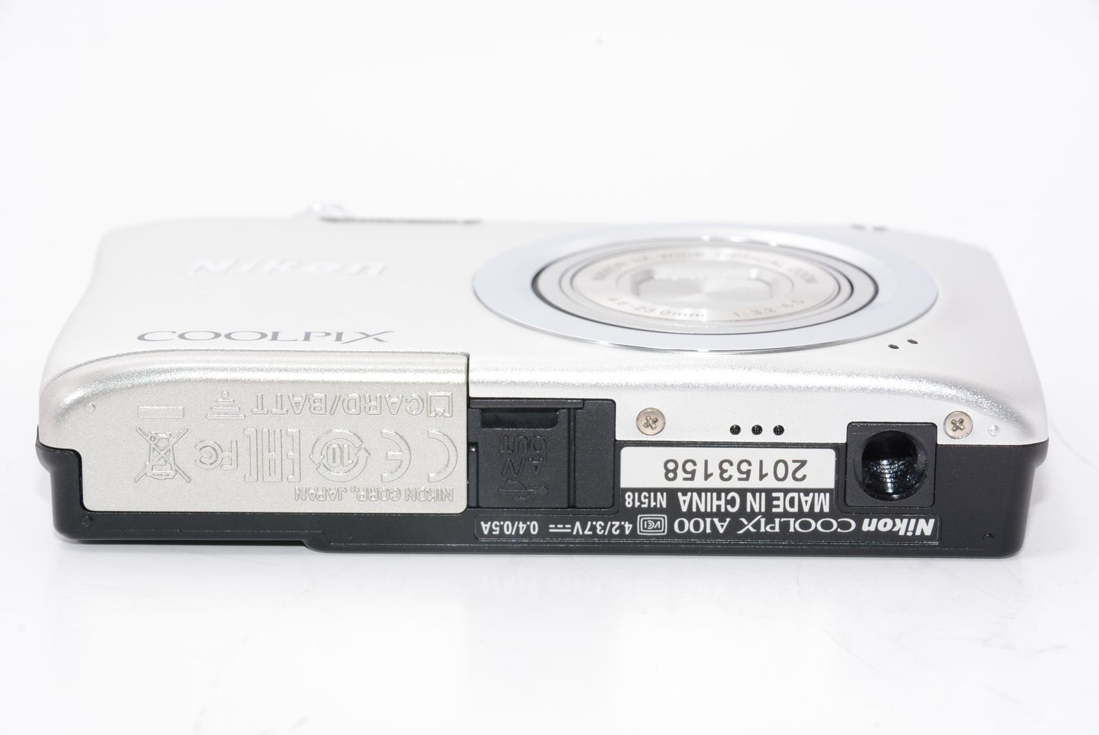 Nikon COOLPIX A100 光学5倍 2005万画素 シルバー - メルカリ