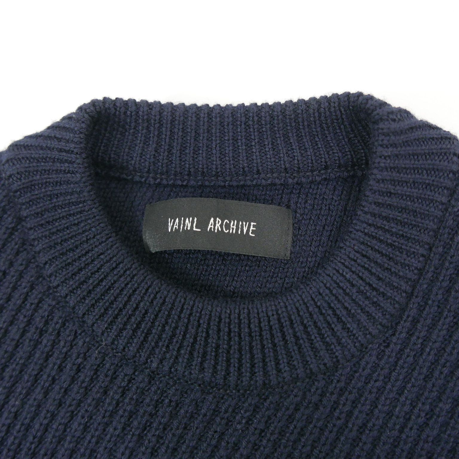 19AW 19FW VAINL ARCHIVE ヴァイナル アーカイブ JEFF'S-KNIT ウール 