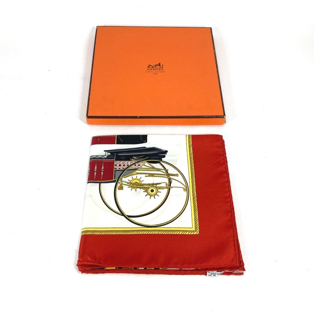 HERMES エルメス スカーフ カレ90 シルク - メルカリ
