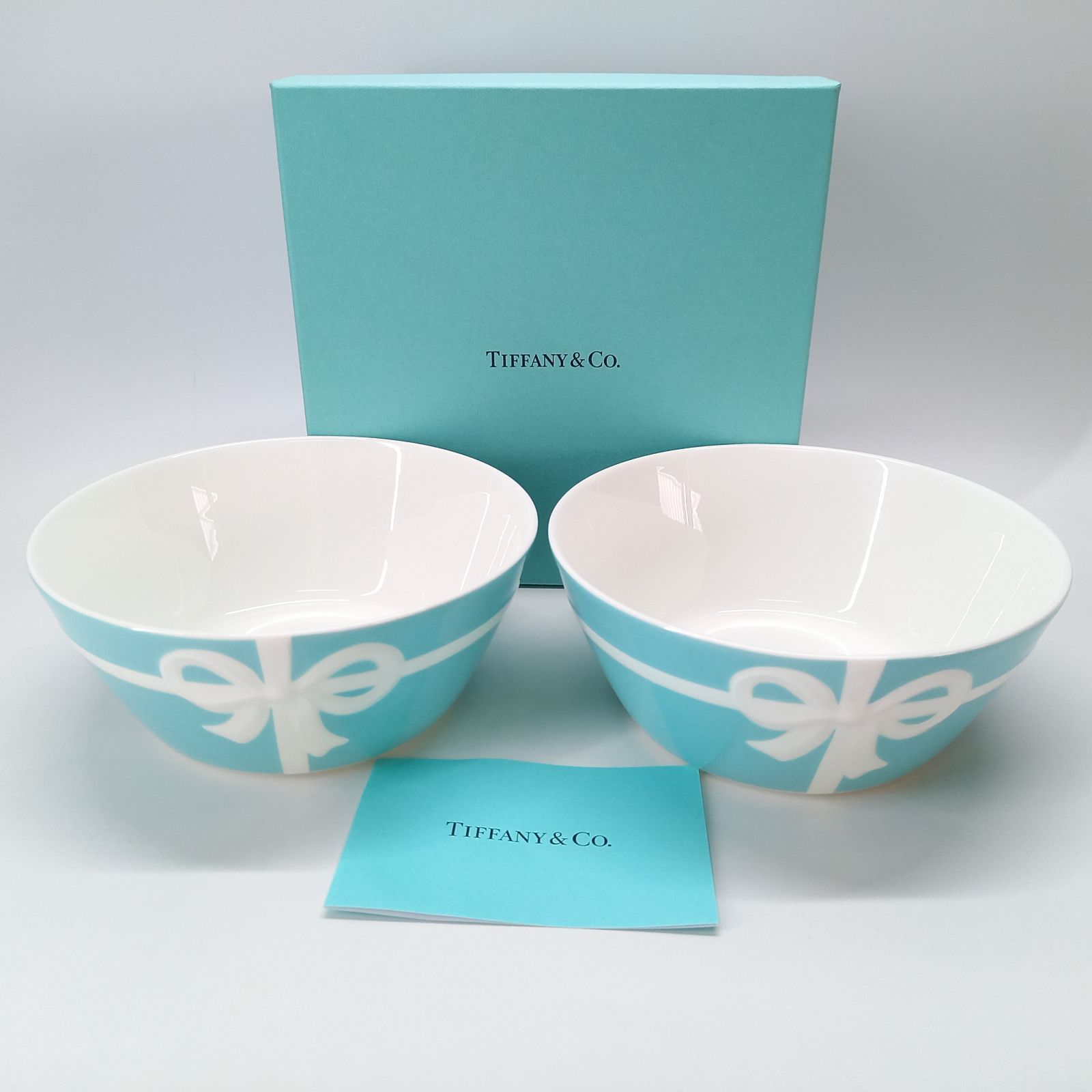 ブルーボックス ペア ボウルTIFFANY＆Co. ティファニー - メルカリ