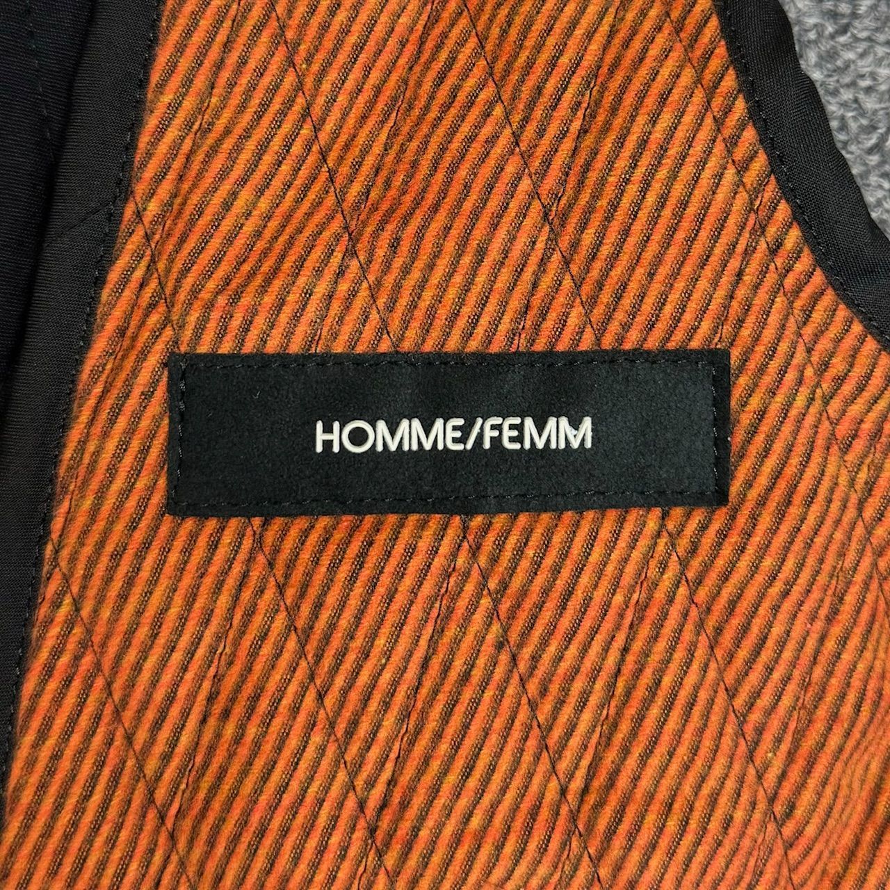 定価39500円 新品 SYU.HOMME/FEMM キルティングベスト ジレ シュウオム
