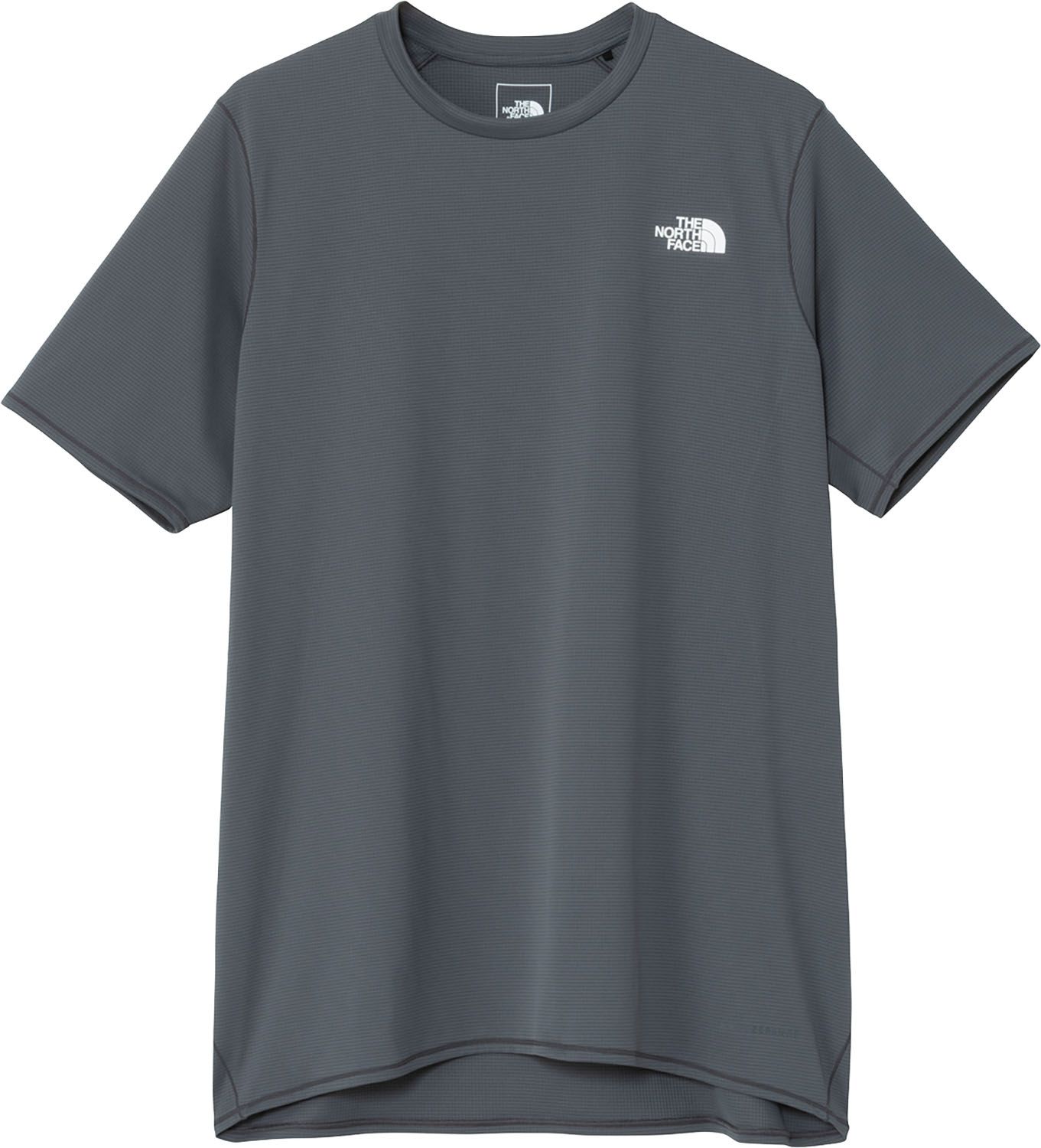 ザ ノース フェイス THE NORTH FACE アウトドア ショートスリーブブリーズレンジランクルー S|S BREEZERANGE RUN CR メンズ スウェット トップス カットソー リフレクターロゴ 抗菌防臭 NT1259 VG バナディスグレー