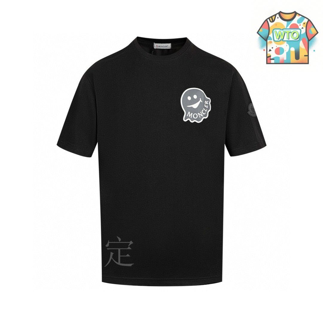 追跡送料込 MONCLER 立体的なロゴモチーフ入り Tシャツ 今日特価】MONCLER カートゥーンロゴ 立体プリント T シャツ