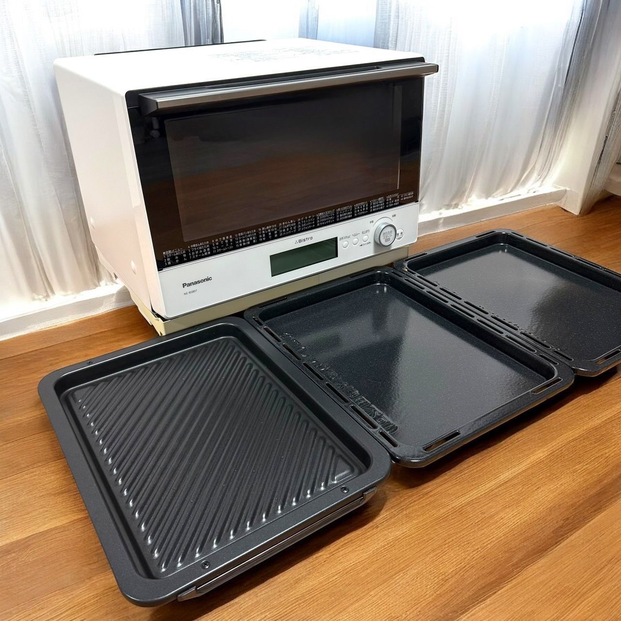 ☆極美品 パナソニック NE-BS807 W ホワイト スチームオーブンレンジ ☆送料無料 極美品 Panasonic パナソニック NE-BS807 W ホワイト