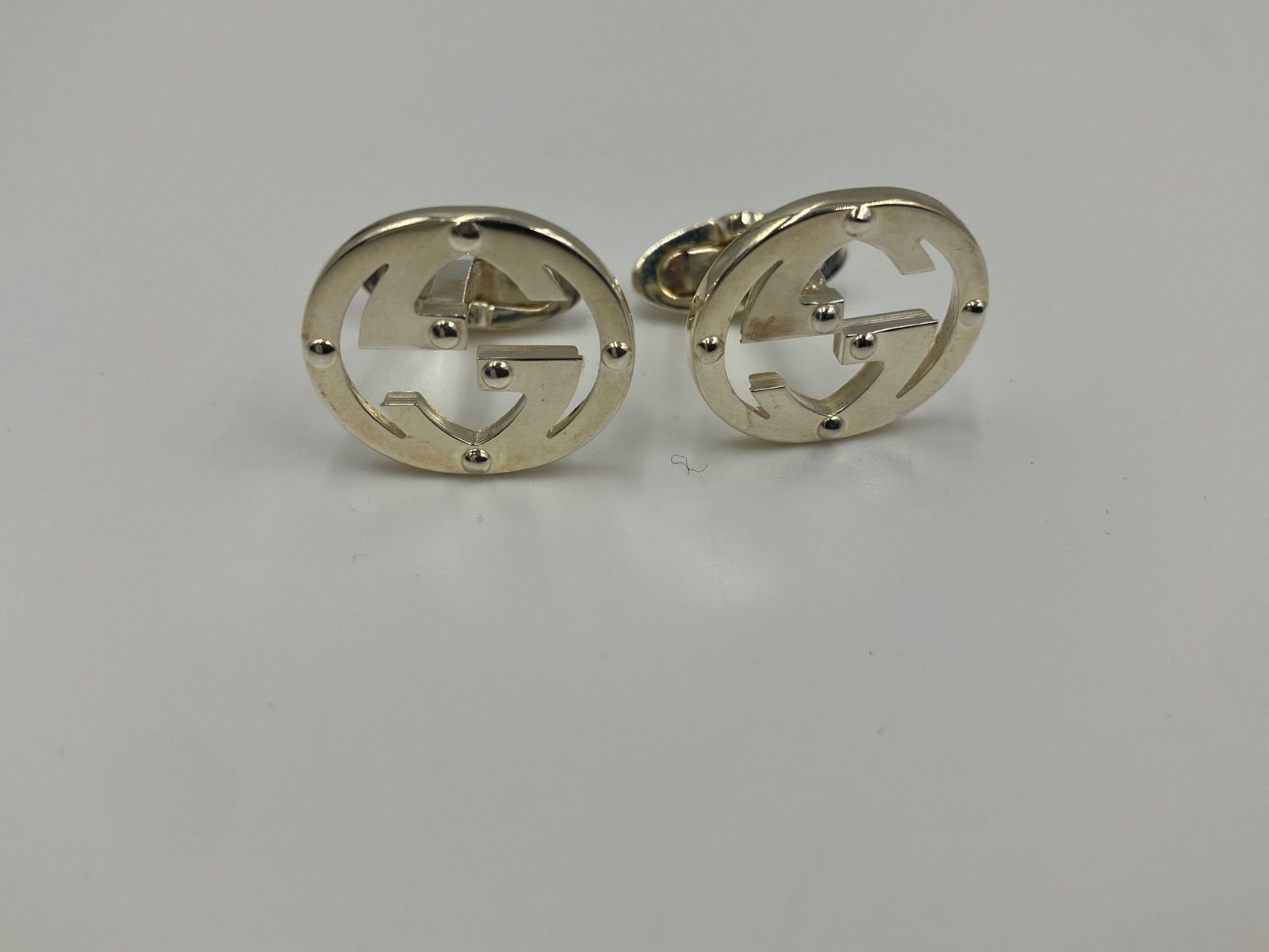 GUCCI カフス インターロッキング GG シルバー925