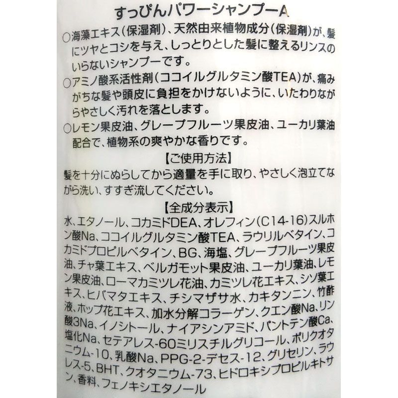 入浴剤付き】すっぴんパワーシャンプー+めがみさまヘアーローション+