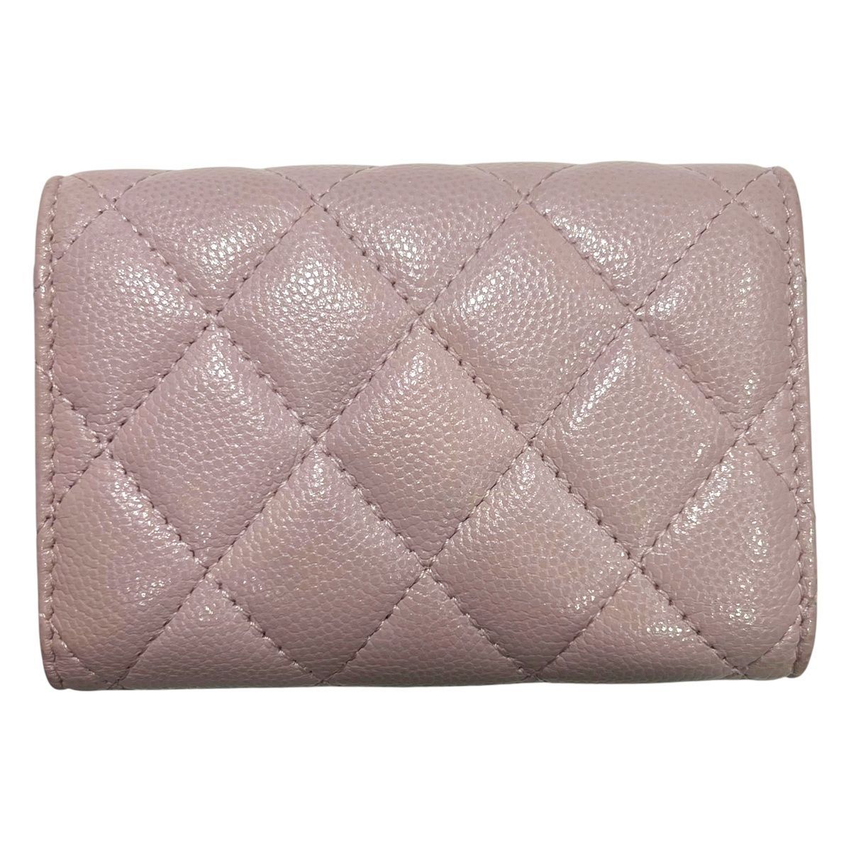 中古】 CHANEL シャネル クラシック スモール フラップウォレット  