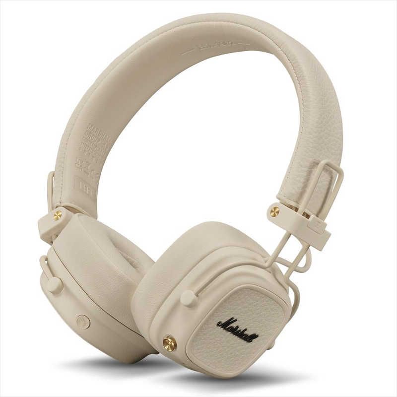 MARSHALL ブルートゥースヘッドホン Major V Bluetooth対応 φ3.5mm ミニプラグ クリーム MAJOR5CREAM