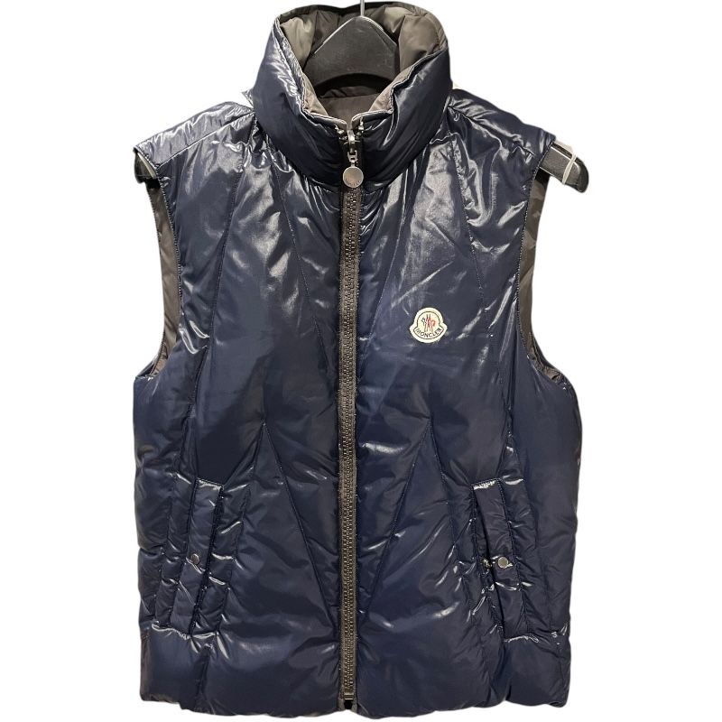 モンクレール MONCLER リバーシブルダウンベスト ネイビー
