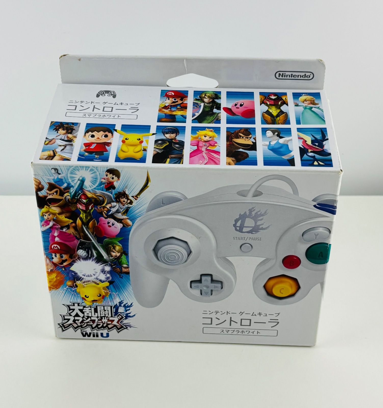 後期 ゲームキューブ コントローラー 旧スマブラ GCコン ホワイト 純正品