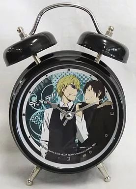 デュラララ!! 折原臨也＆平和島静雄 音声入り目覚まし時計 神谷浩史 小野大輔 中古】置き時計・壁掛け時計(キャラクター) 折原臨也＆平和島静雄 音声