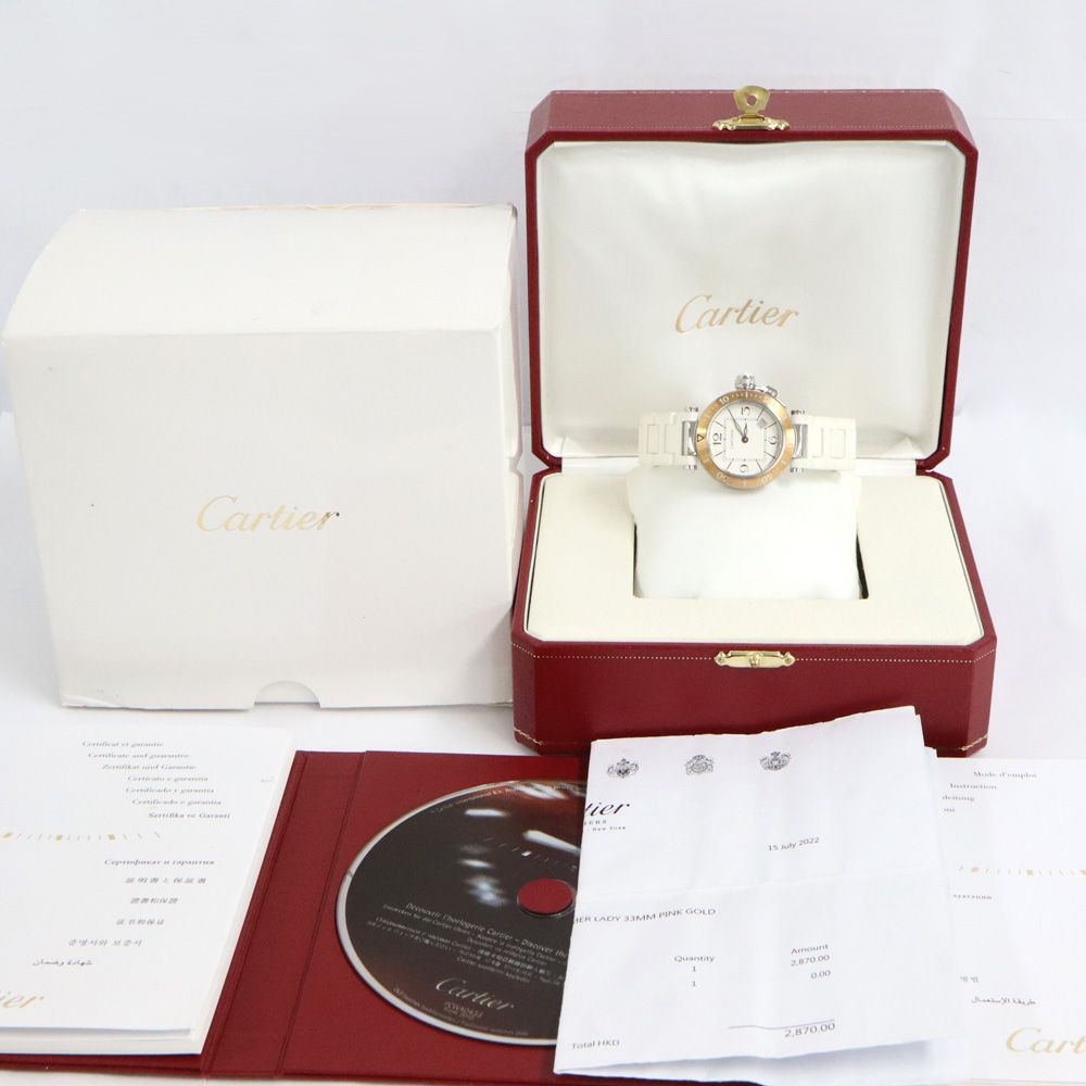 人気のファッションブランド！ 名古屋】カルティエ パシャシータイマー レディ 33MM W3140001 その他