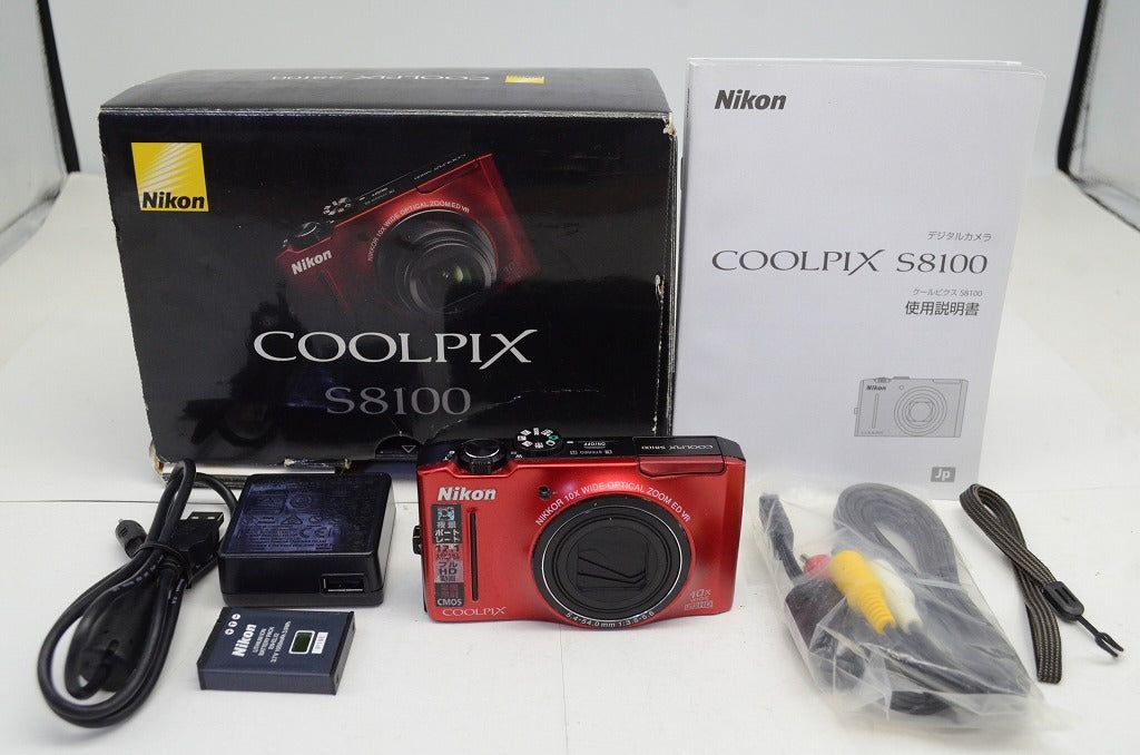 Nikon COOLPIX S8100 レッド デジタルカメラ ニコン スマホ転送OK