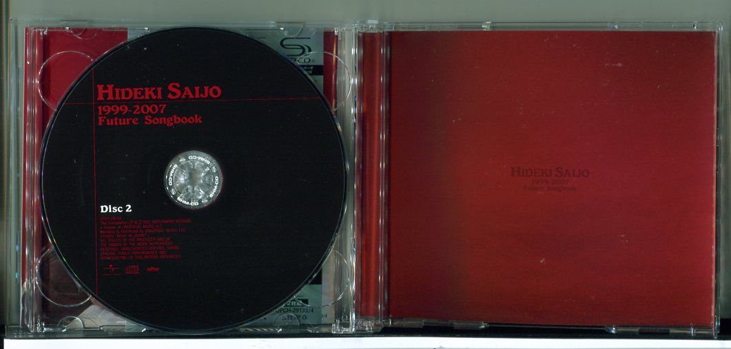 Future Songbook 1999-2007 (2枚組) 西城秀樹/CD 中古 セル版/e1054