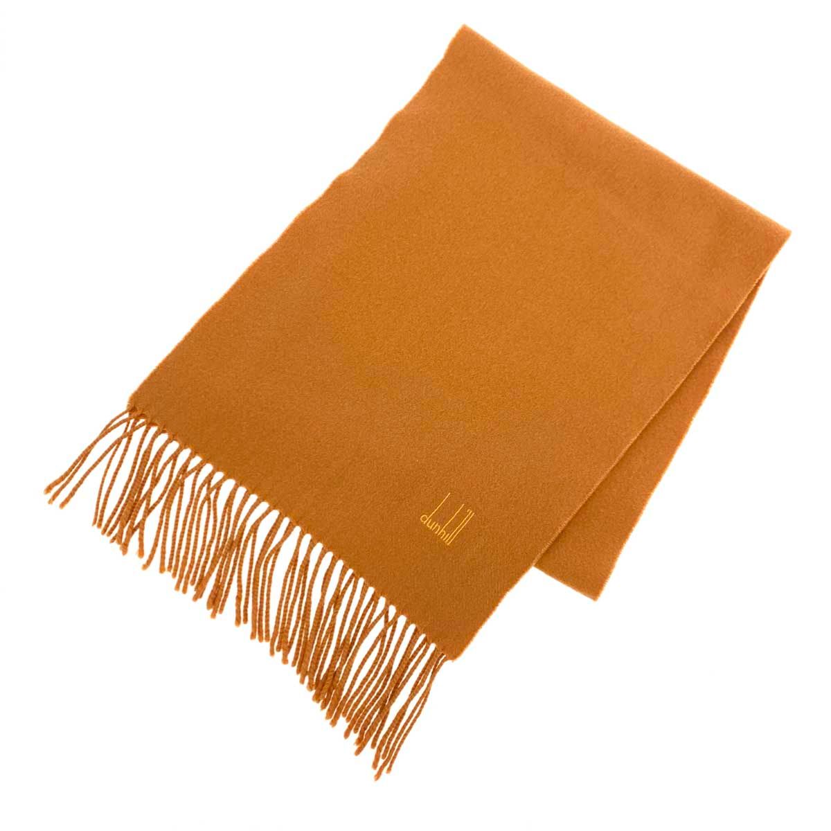 dunhill 100%カシミヤ マフラー ベージュ フリンジ付き dunhill 100%カシミヤ マフラー ベージュ フリンジ付き