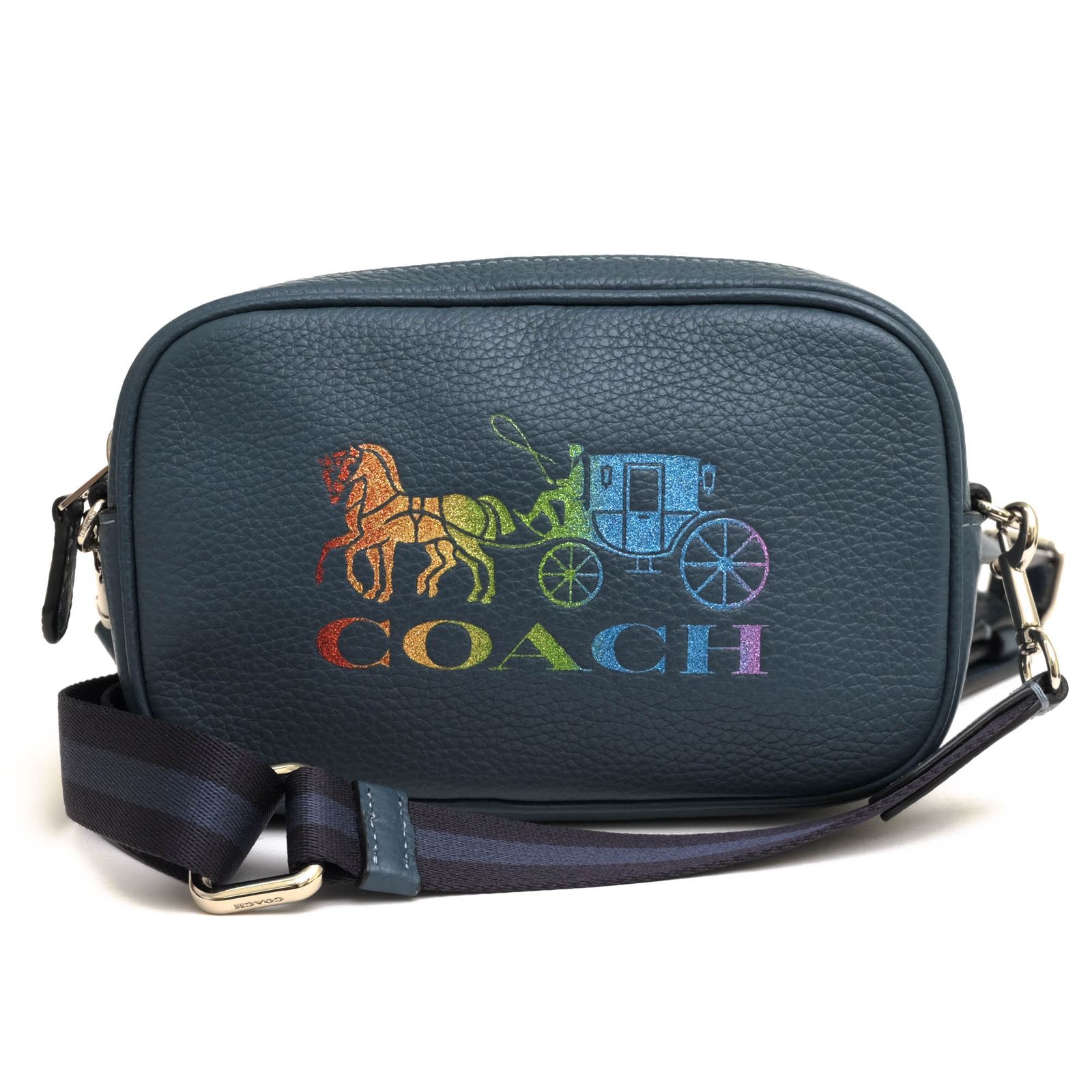 コーチ バッグ COACH ペブルレザー ジェイド ミニ 2way クラッチ