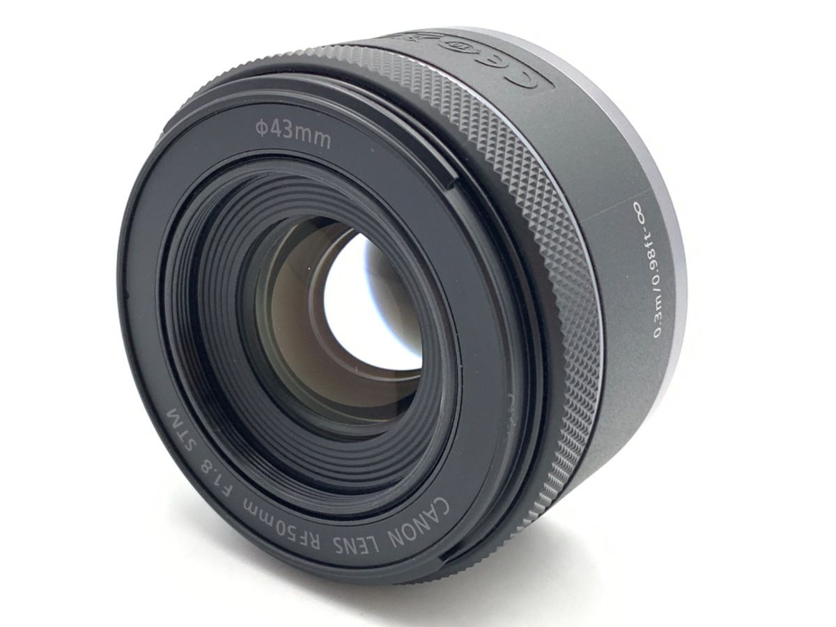 キヤノン RF50mm F1.8 STM 極美品です RF50mm F1.8 STM RF5018STM 新品未使用 未開封（キャノン Canon