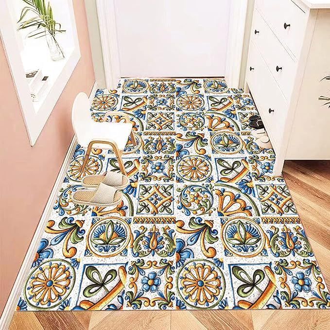 カラフル モロッカンタイル 超レア167×88 均等柄 トルコヴィンテージ