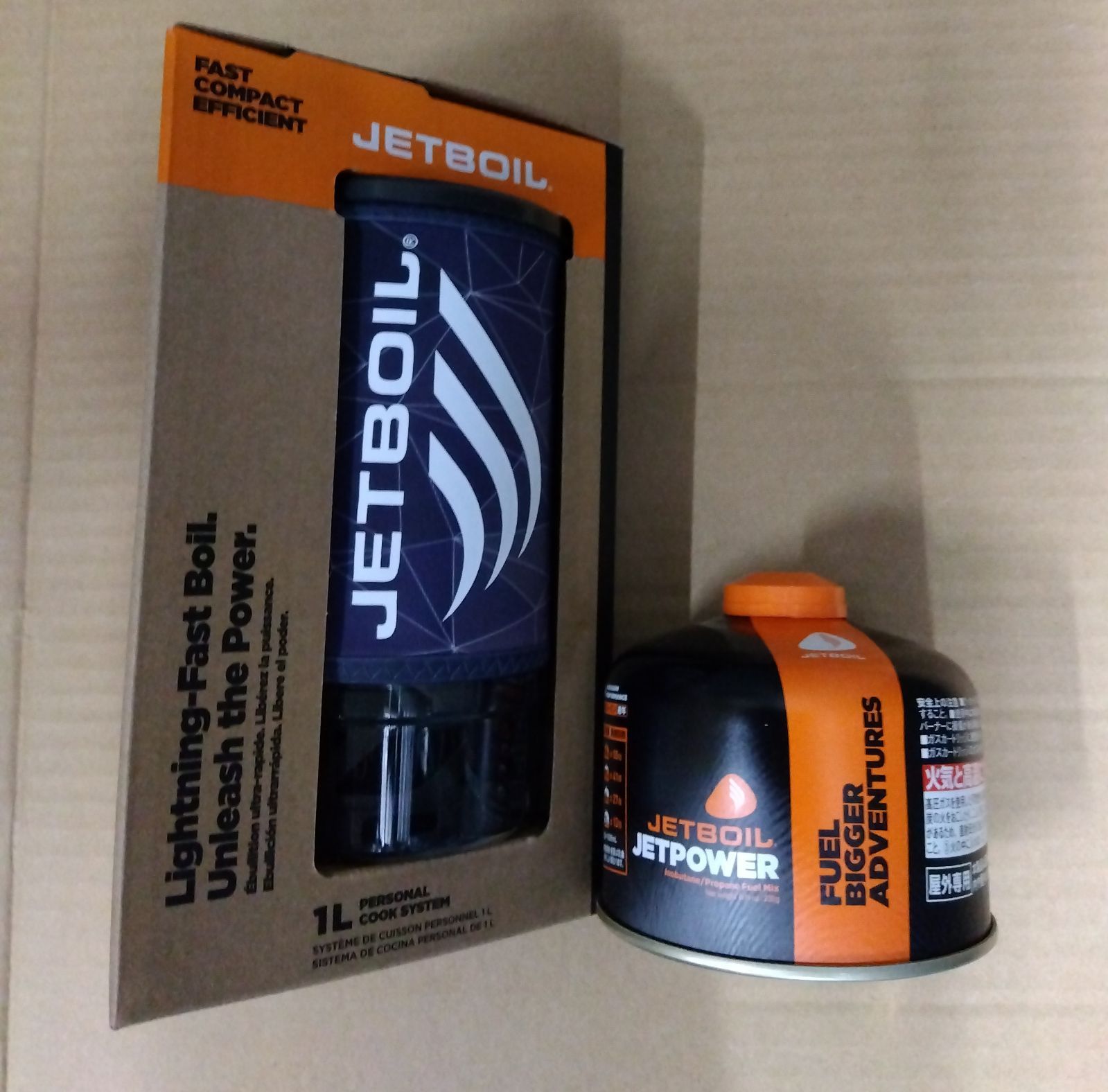 JETBOIL ジェットボイル フラクタイル 1824393 ＋ JETPOWER230gセット