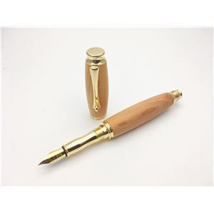 銘木材 万年筆|文房具 一位 いちい 日本製 中太字 文具 オフィス用品 ステーショナリー