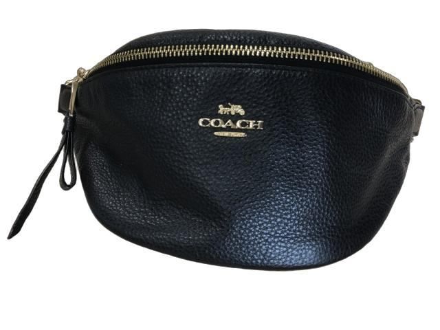 COACH コーチ ボディバッグ ウエストポーチ F48738 ブラック 44836509