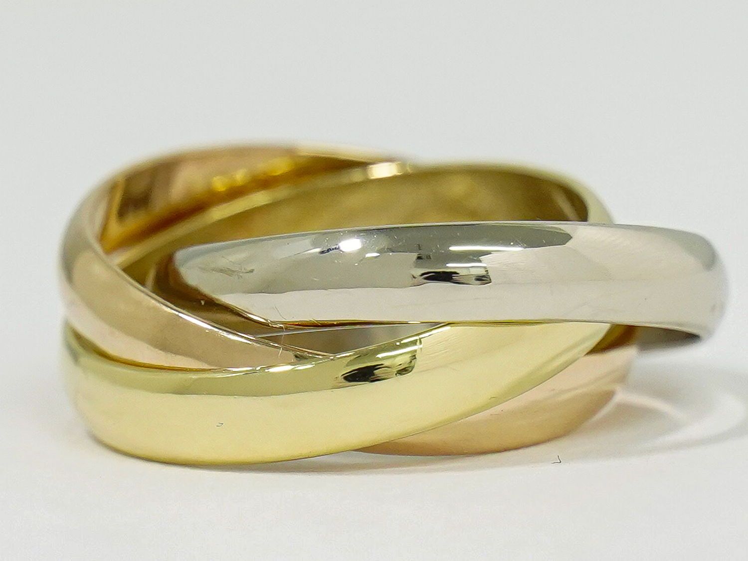 カルティエ　トリニティリング 750YG/WG/PG 52号(11.5) 箱有 Cartier カルティエ トリニティリング 750YG/WG/PG 52号 - メルカリ