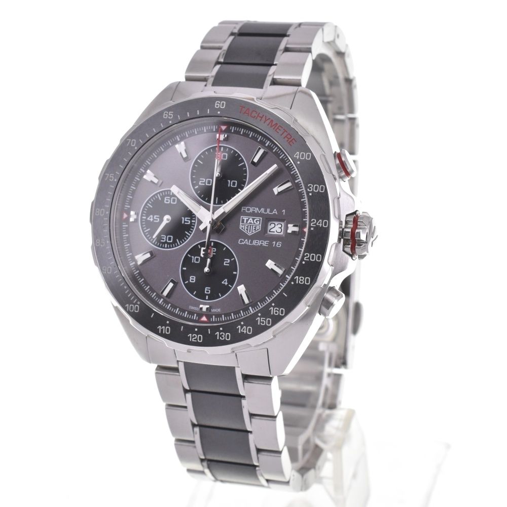 タグホイヤー TAG HEUER CAZ2012-0.BA0876 フォーミュラ1 クロノグラフ デイト 自動巻き メンズ 箱 保証書付き K 142644