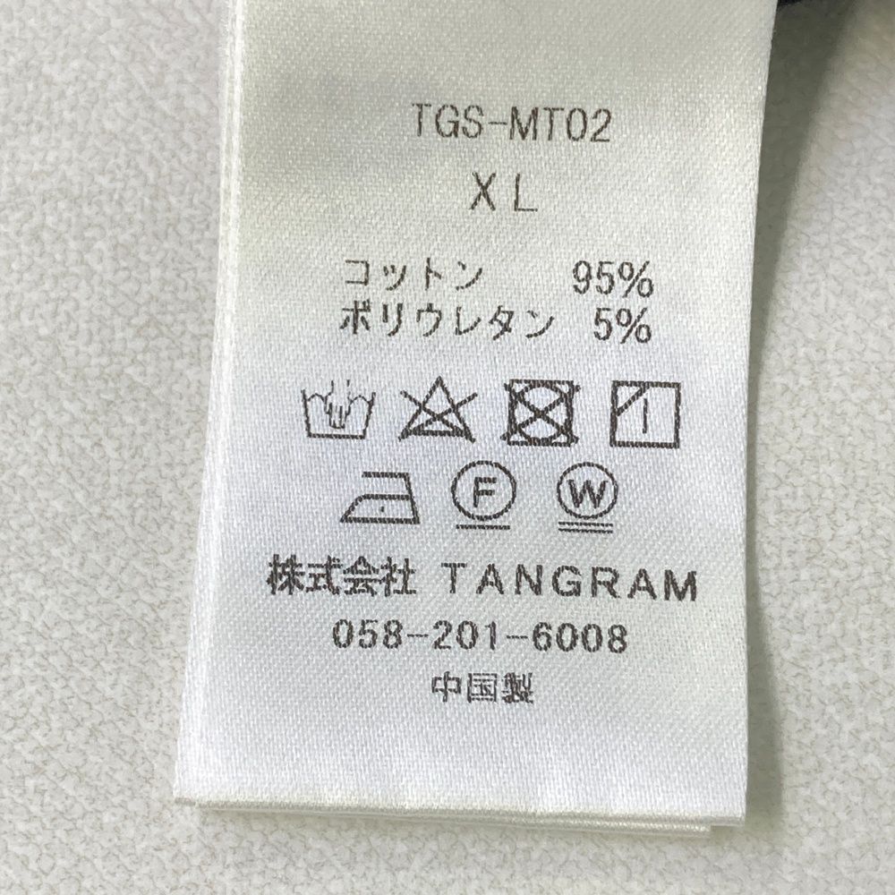サイズ：XL TANGRAM　タングラム  長袖Tシャツ  ブラック系 [240101492125] ゴルフウェア メンズ ストスト サイズ：XL TANGRAM タングラム 長袖Tシャツ ブラック系