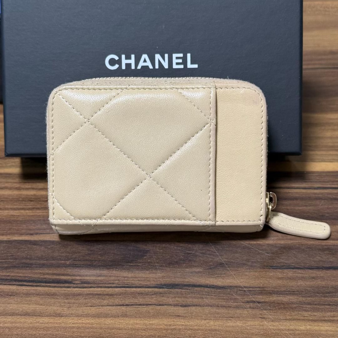 シール カードあり シャネル CHANEL 19 財布 コインケース ディズヌフ 財布 ミニ財布 マトラッセ ココマーク