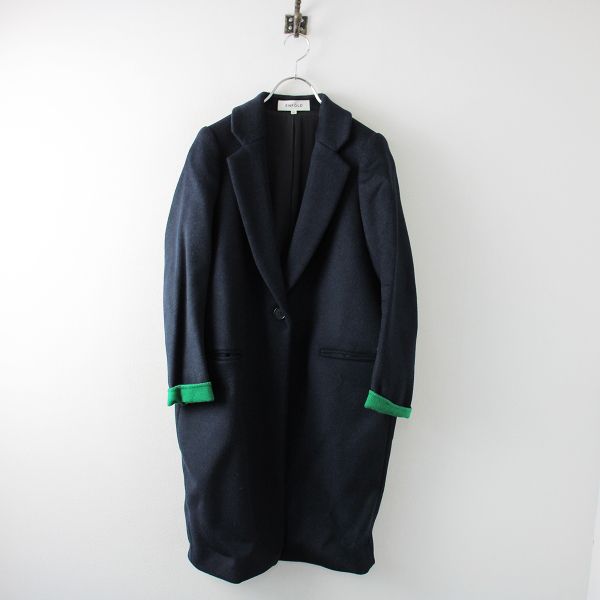 定番 人気 秋冬 ENFOLD エンフォルド ウール リバー チェスターコート