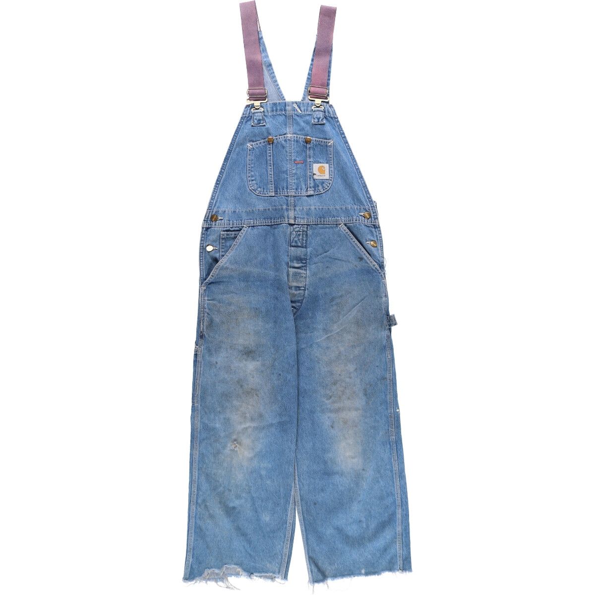 カーハート オーバーオール made in USA製 古着 90年代 カーハート Carhartt デニムオーバーオール USA製