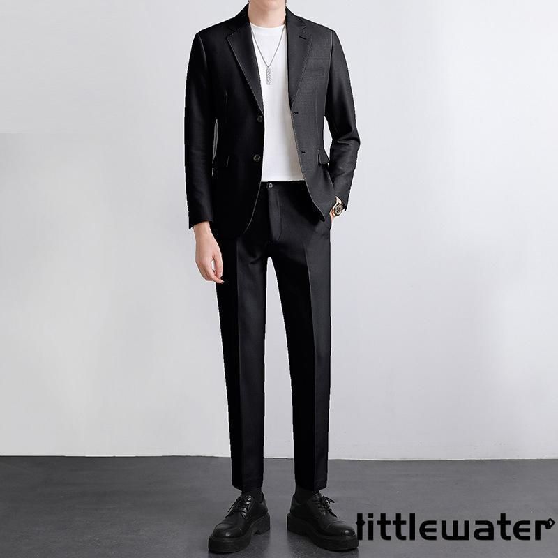 スーツ メンズ セットアップ 上下セット 2つボタン 洗える ネクタイ付き フォーマル ビジネス 面接 通勤 就職 卒業式 成人式 おしゃれ 紳士服