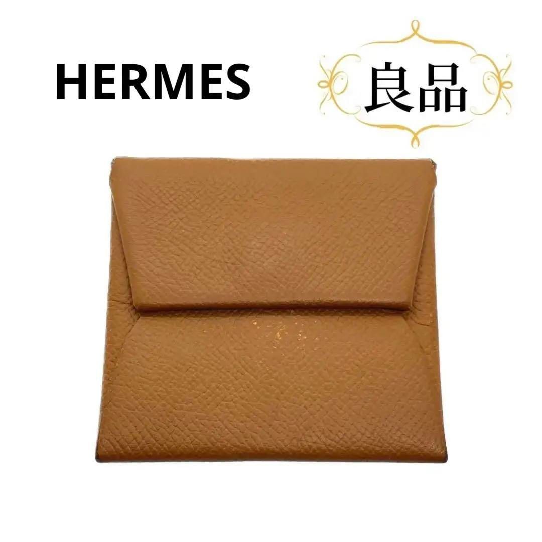 一点限り 匿名配送 HERMES正規品 コインケースバスティア 刻印有 送料